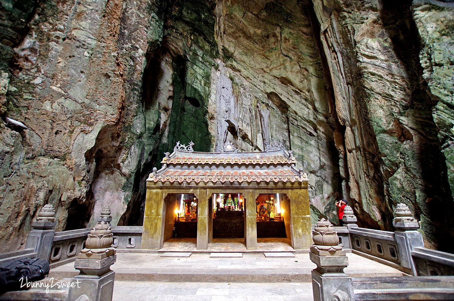 [越南｜峴港。景點] 五行山 Ngũ Hành Sơn~大理石山裡藏著莊嚴佛寺、洞窟大佛、壯麗美景～峴港必遊 Marble Mountain｜中越旅遊｜Bamboo Airway 越竹航空｜峴港直航｜誠旺旅行社 愛越峴港 @兔兒毛毛姊妹花