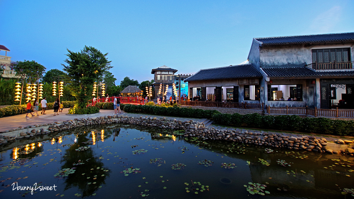 [越南｜會安。景點｜美食] 會安印象主題公園 Hoi An impression Theme park～結合仿真會安古鎮街景和多項傳統表演的全新景點 x 會安記憶 Hoi An Memories 大型實景表演 x 竹子特色餐廳精緻豐盛晚餐｜中越必遊景點｜會安古城｜Bamboo Airway 越竹航空｜誠旺旅行社 @兔兒毛毛姊妹花