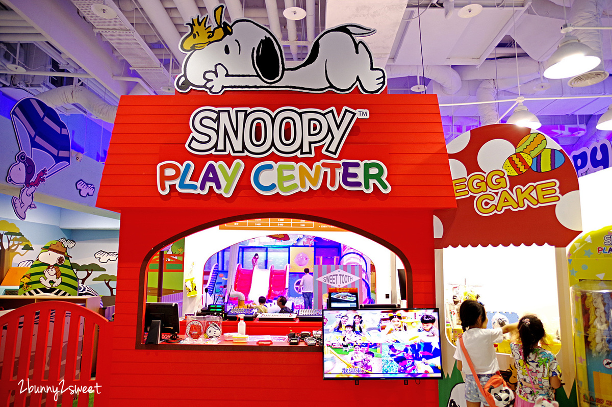 [台北。室內樂園] SNOOPY樂園大直旗艦店～和史努比一起登上太空玩溜滑梯、雪地玩沙嚕車車、角色扮演市集打工去～全台最大 SNOOPY 官方授權室內親子樂園｜史努比樂園｜ATT 4 Recharge｜室內景點｜雨天景點 @兔兒毛毛姊妹花