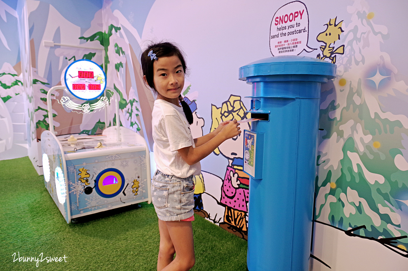 [台北。室內樂園] SNOOPY樂園大直旗艦店～和史努比一起登上太空玩溜滑梯、雪地玩沙嚕車車、角色扮演市集打工去～全台最大 SNOOPY 官方授權室內親子樂園｜史努比樂園｜ATT 4 Recharge｜室內景點｜雨天景點 @兔兒毛毛姊妹花