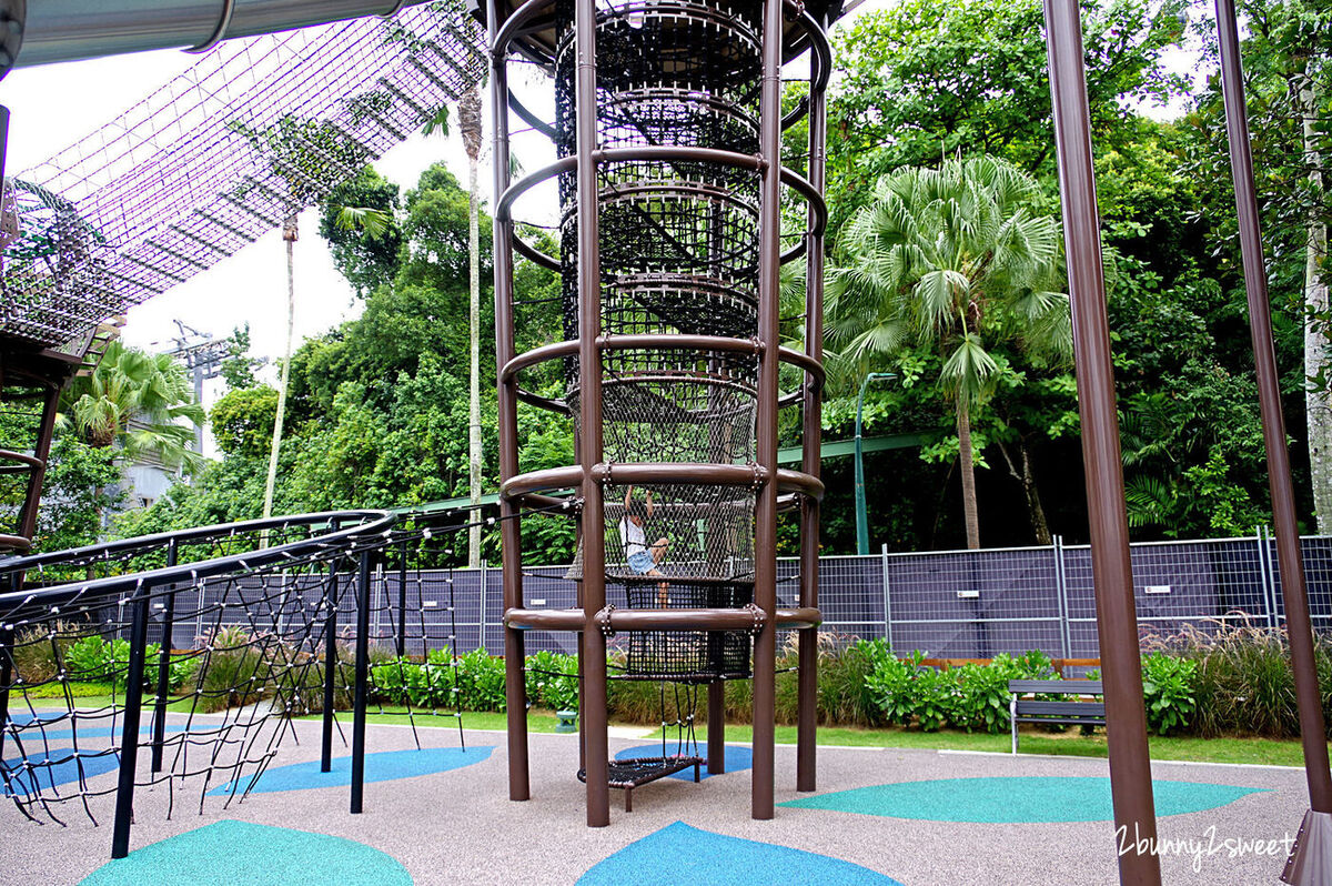 聖淘沙景點》Nestopia 樂享國~Siloso 西索海灘旁的親子遊樂園，攀爬繩網、超長溜滑梯超好玩 @兔兒毛毛姊妹花