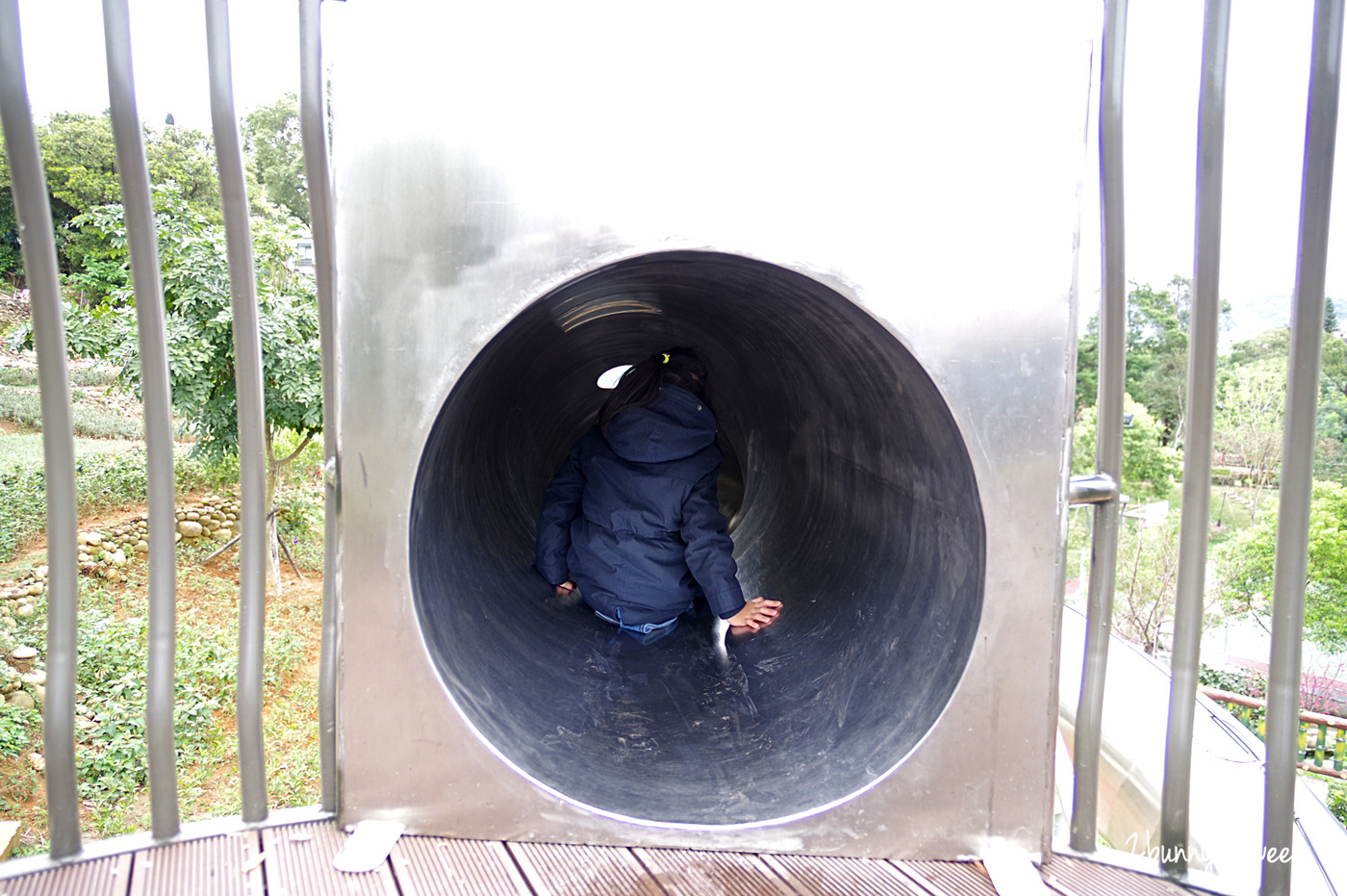 新北特色公園【鶯歌永吉公園】傑克魔豆主題溜滑梯遊戲場，還有3D彩繪牆、炮仗花海 @兔兒毛毛姊妹花