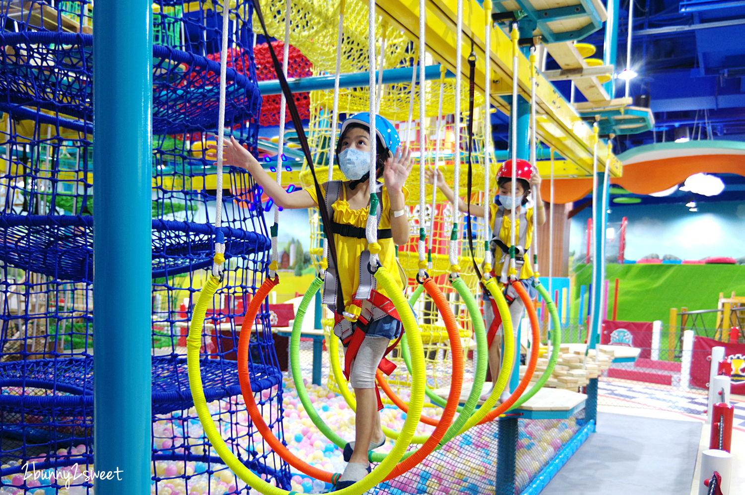 異想新樂園｜全台最大3000 坪空間親子室內樂園，就在台中軟體園區 Dali Art 藝術廣場 @兔兒毛毛姊妹花