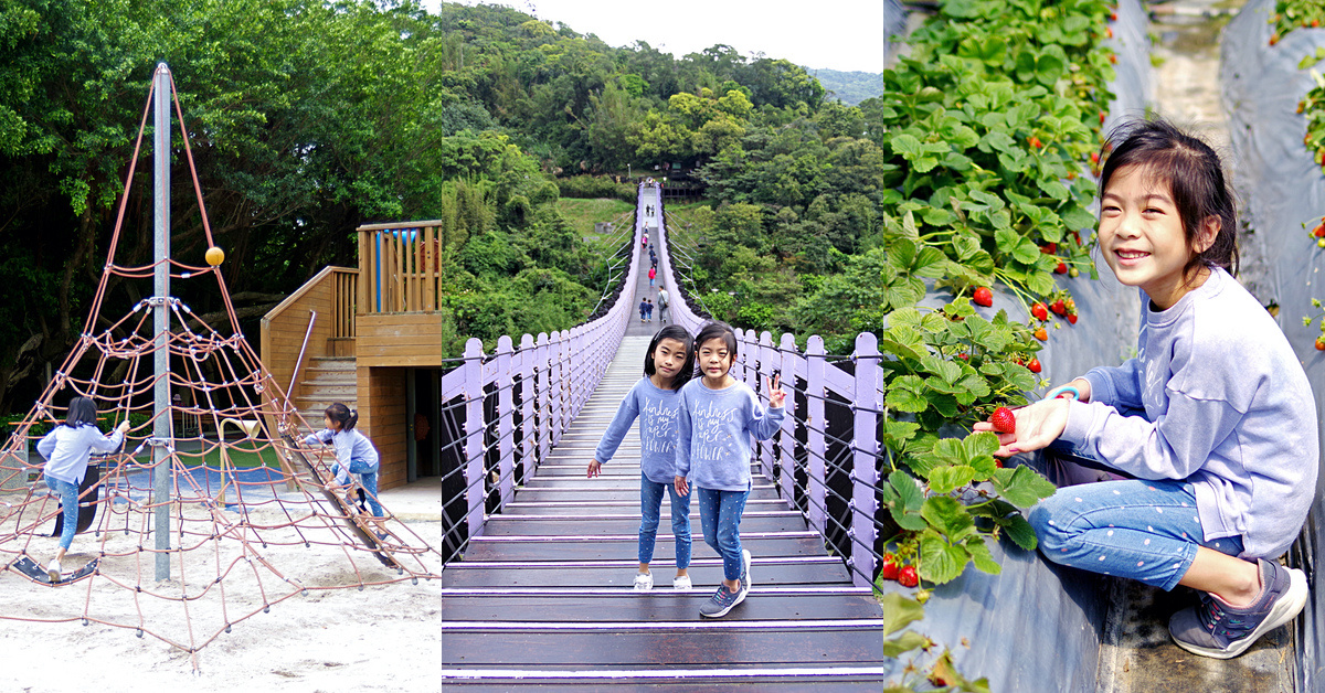 台北內湖一日遊》週末來去戶外走走～走吊橋、採草莓、玩公園，喝雞湯~台北市郊踏青好去處 &#038; 好好食房雞湯專賣店美食推薦｜內湖一日遊行程｜內湖一日遊地圖 @兔兒毛毛姊妹花