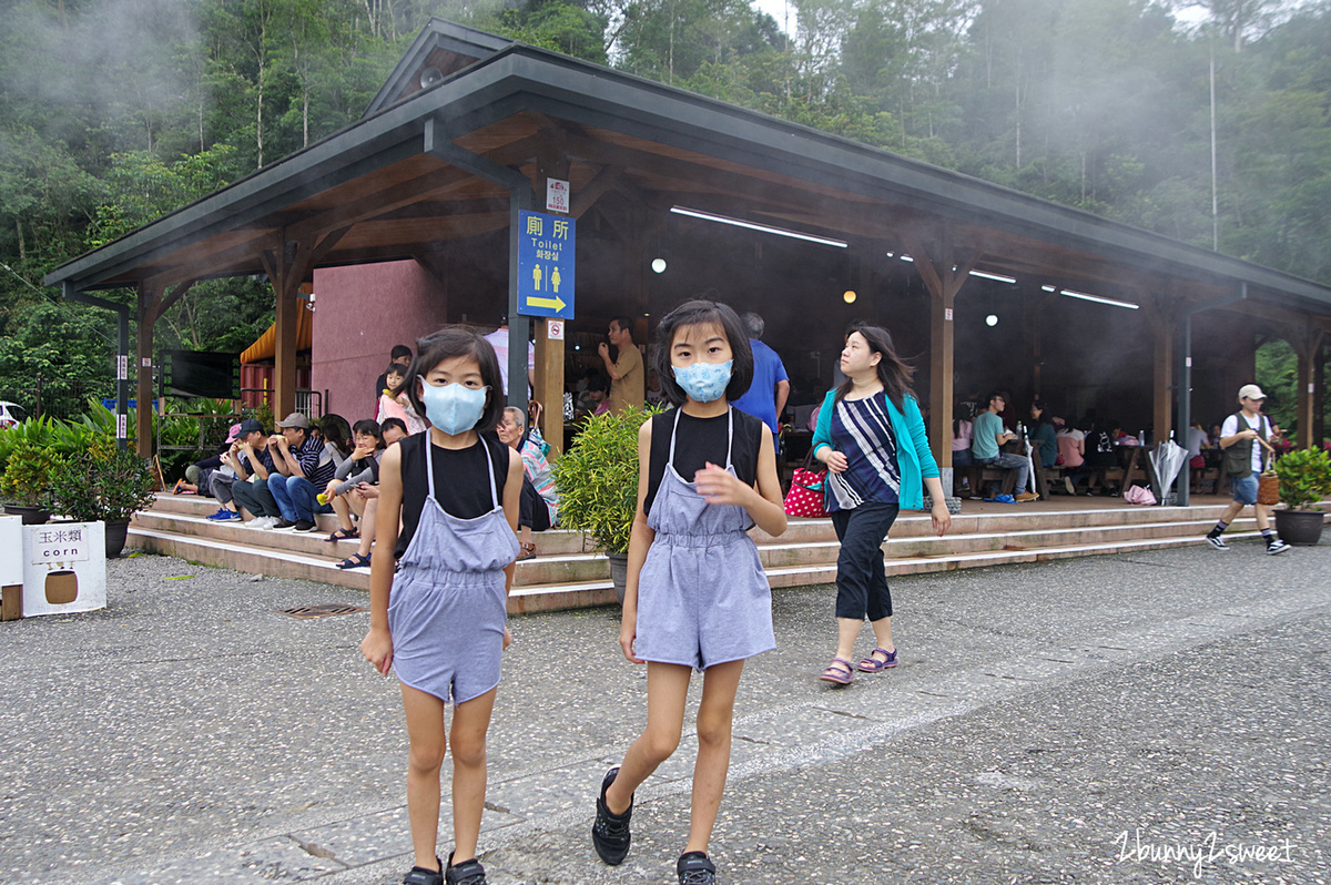 宜蘭景點【清水地熱公園】溫泉煮食好吃好玩，還有免費足湯、平價露天風呂 @兔兒毛毛姊妹花