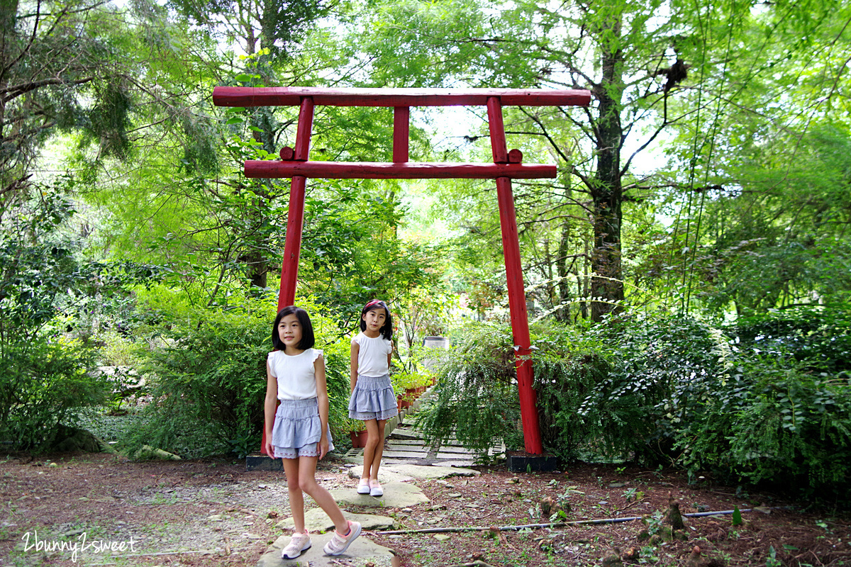 南投親子景點》楓樺台一渡假村｜台一生態休閒農場～全新花朵沙坑、溜滑梯戲水池 x 40000 坪花園綠地～有得吃、有得玩還能住宿的花卉森林度假村｜南投埔里一日遊景點推薦 @兔兒毛毛姊妹花