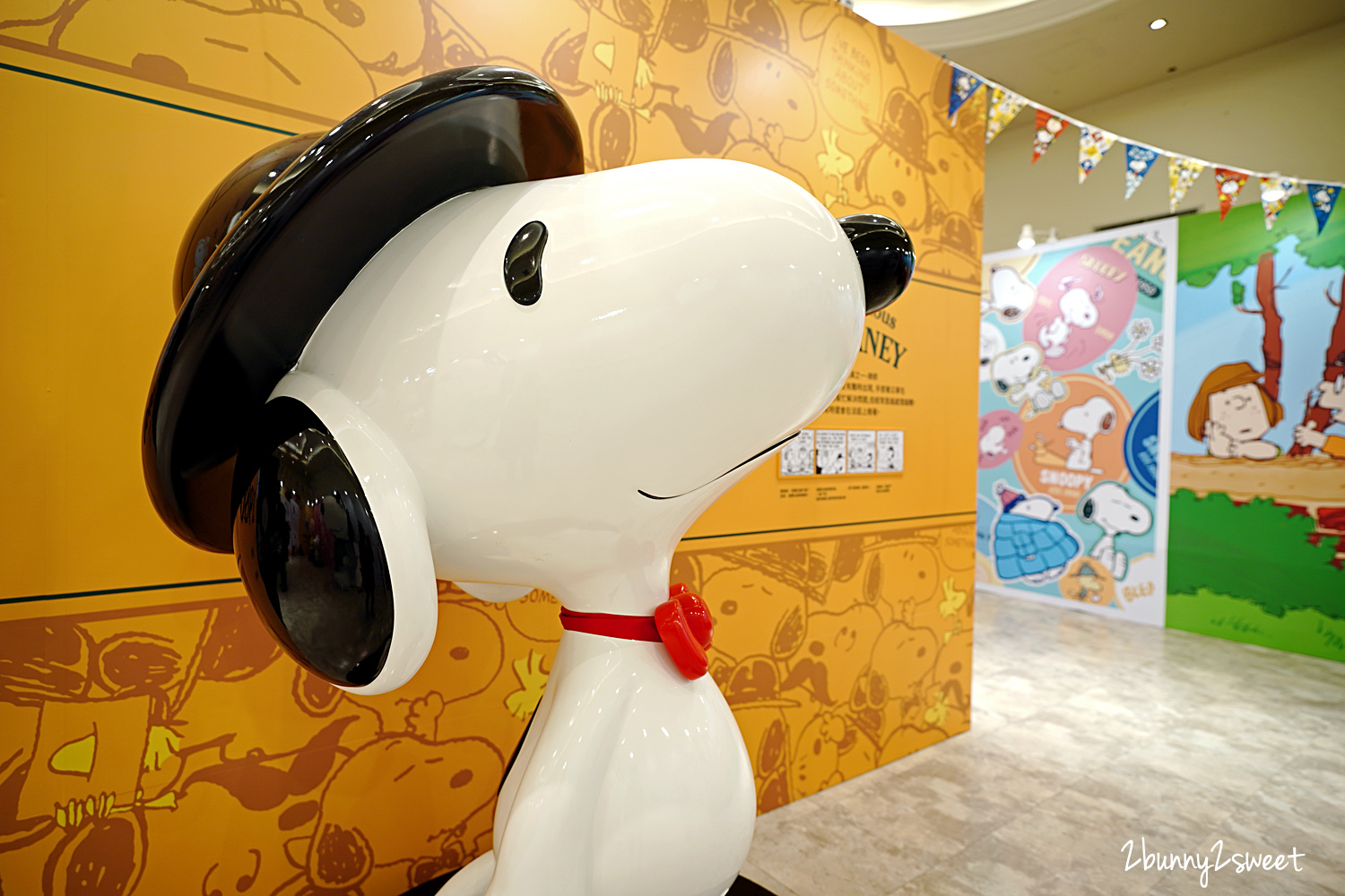 史努比特展》PEANUTS 花生漫畫 70 週年巡迴展 台北最終場～SNOOPY 巨型扭蛋機、獨家限量版商品、超可愛拍照打卡場景～完全免費參觀!! @兔兒毛毛姊妹花