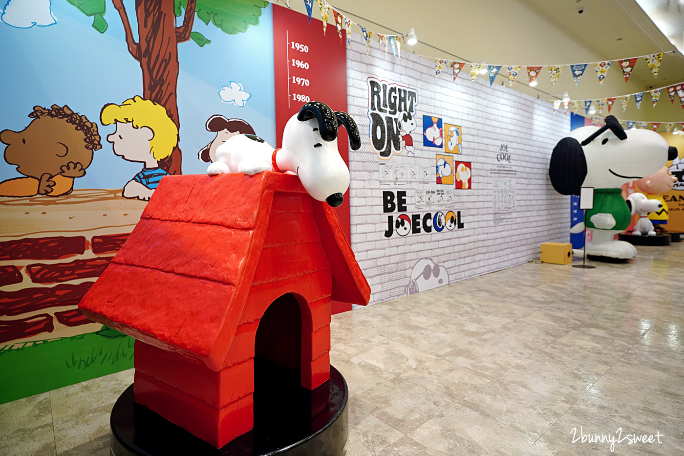 史努比特展》PEANUTS 花生漫畫 70 週年巡迴展 台北最終場～SNOOPY 巨型扭蛋機、獨家限量版商品、超可愛拍照打卡場景～完全免費參觀!! @兔兒毛毛姊妹花