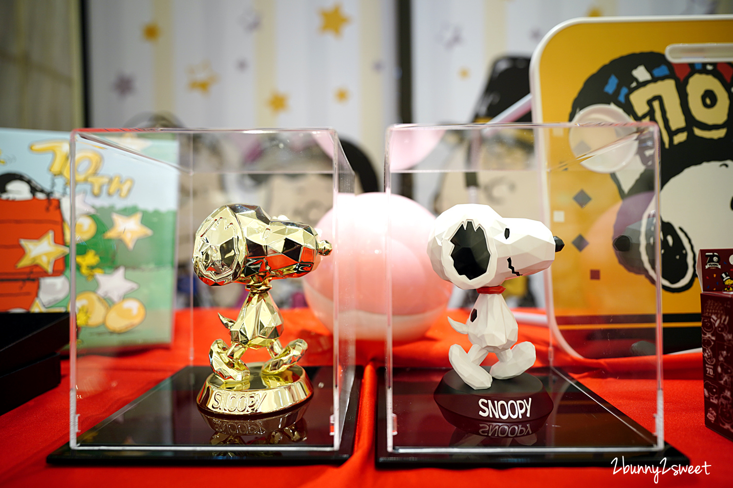 史努比特展》PEANUTS 花生漫畫 70 週年巡迴展 台北最終場～SNOOPY 巨型扭蛋機、獨家限量版商品、超可愛拍照打卡場景～完全免費參觀!! @兔兒毛毛姊妹花