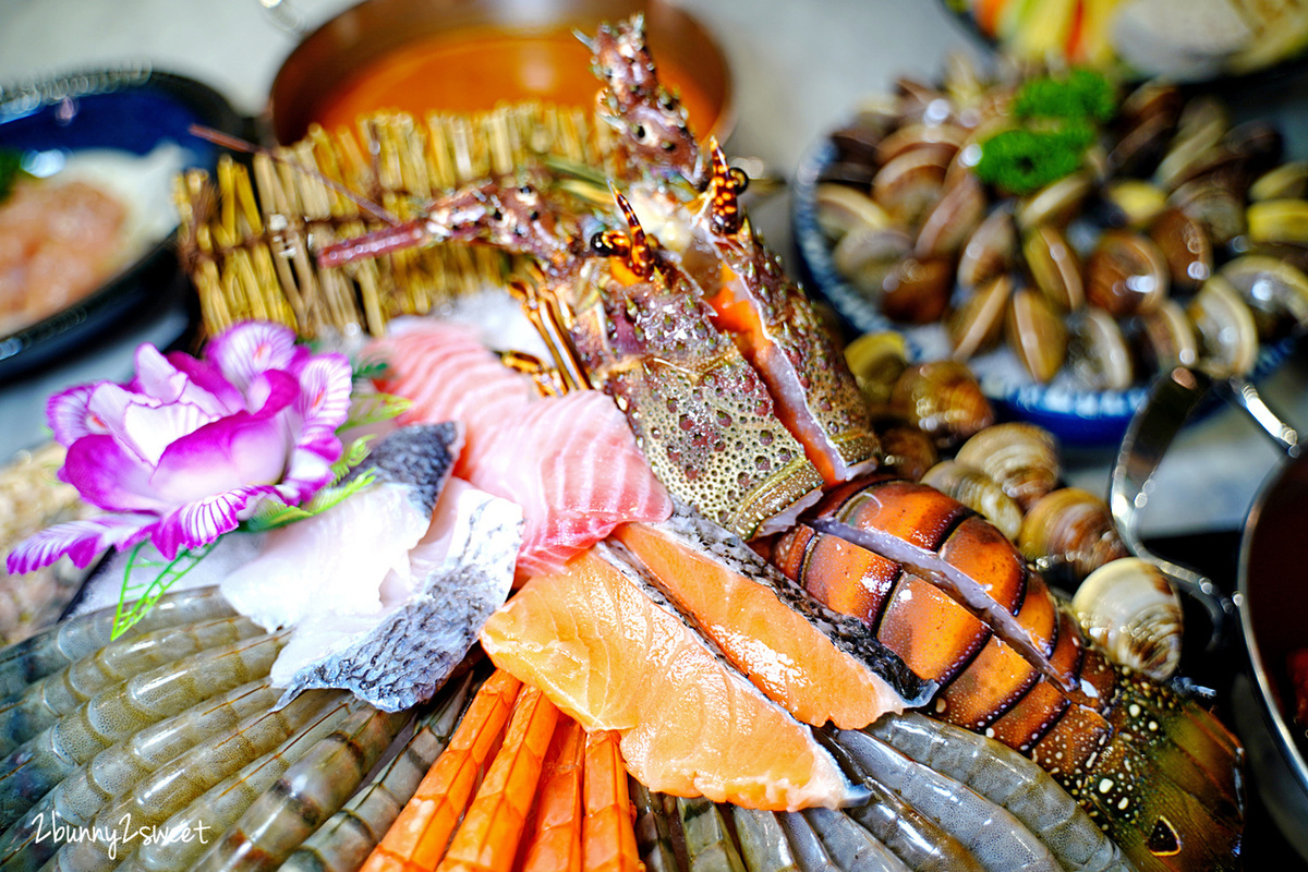 花蓮美食》花蓮養鍋｜養鍋花蓮中山店～平價又美味的涮涮鍋，12 種湯頭，超澎湃海鮮盤、野生龍蝦，肉品還能加量，飲料、冰沙、冰淇淋吃到飽｜花蓮火鍋推薦 @兔兒毛毛姊妹花