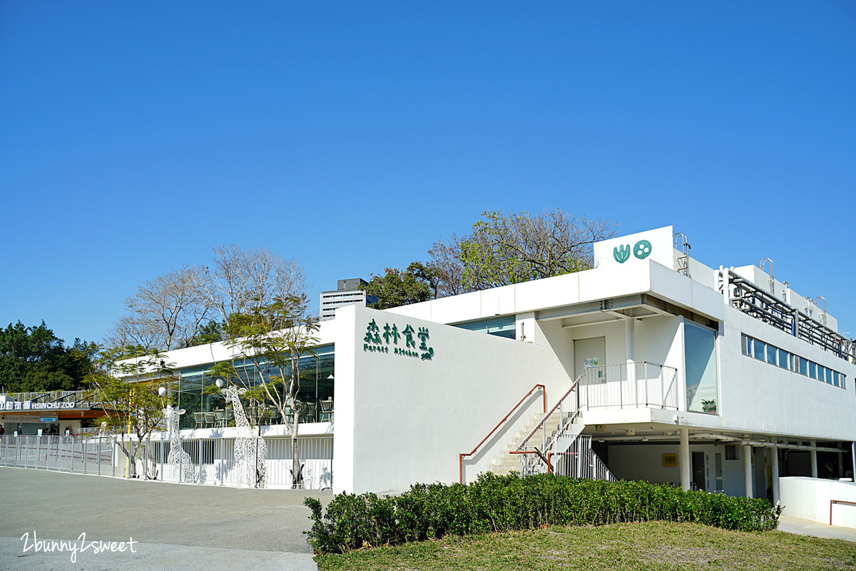 新竹親子餐廳》森林食堂 &#038; 森林野餐｜新竹市立動物園旁純白玻璃屋咖啡廳，邊吃超萌松鼠雞蛋糕邊看動物走來走去｜小栗子雞蛋糕 @兔兒毛毛姊妹花