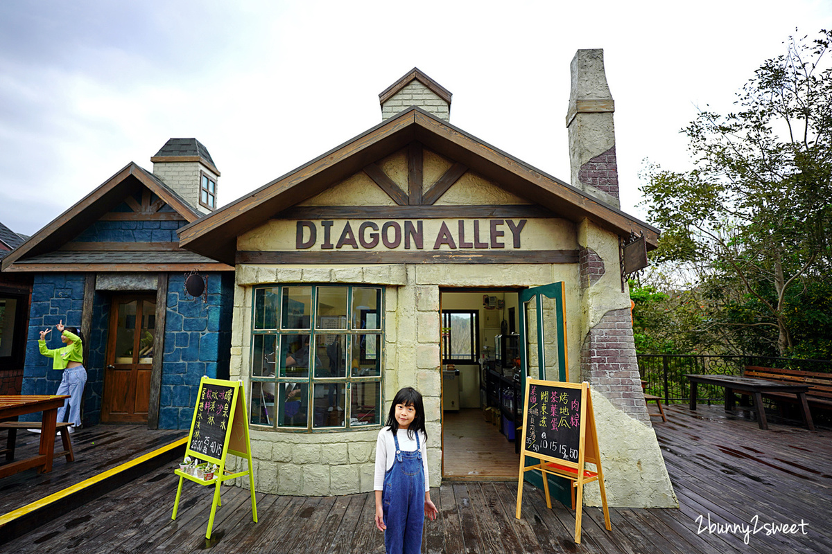 綠意山莊｜苗栗苑裡景點～瞬間穿越哈比村、鳥居神社、童話小屋的美拍園區 @兔兒毛毛姊妹花