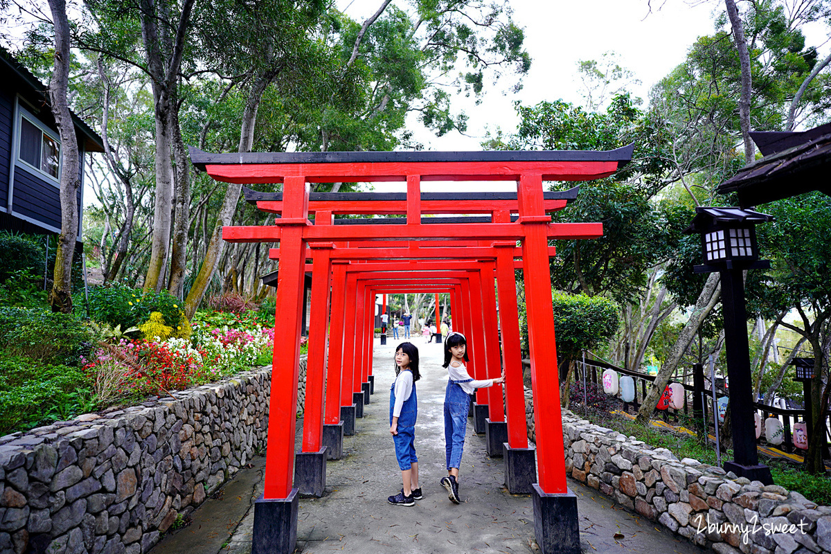 綠意山莊｜苗栗苑裡景點～瞬間穿越哈比村、鳥居神社、童話小屋的美拍園區 @兔兒毛毛姊妹花