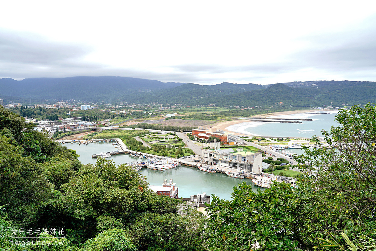 獅頭山公園步道｜新北金山海景步道～20分鐘輕鬆攻頂，輕鬆欣賞270度海景和燭台雙嶼 @兔兒毛毛姊妹花