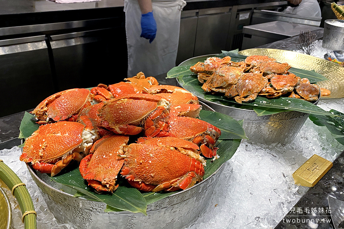 台北吃到飽》朋派自助餐｜板橋凱撒大飯店自助百匯～千元上下大飯店 buffet 吃得到螃蟹、海鮮、異國料理，柏克金啤酒喝到飽 @兔兒毛毛姊妹花