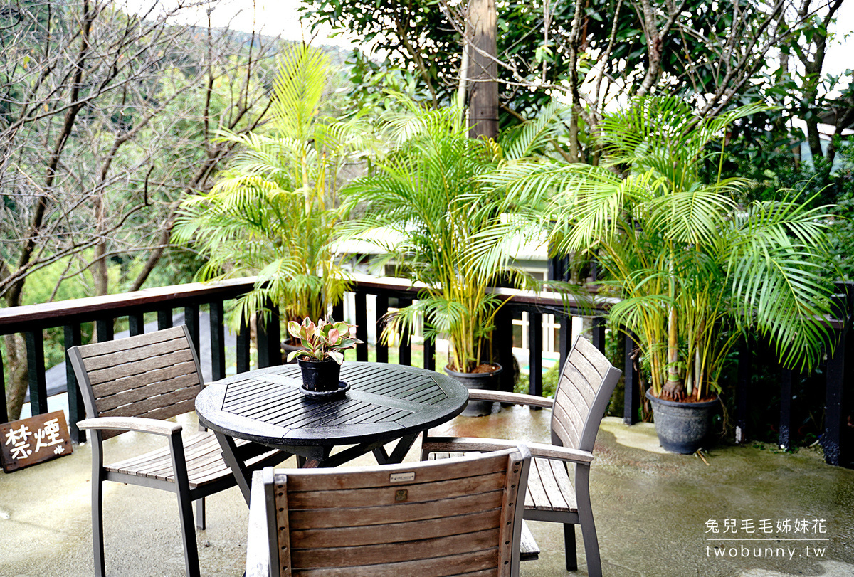 陽明山野人花園｜台北景觀餐廳森林系咖啡輕食植物店，不限時享受超美綠植庭園和山景 @兔兒毛毛姊妹花