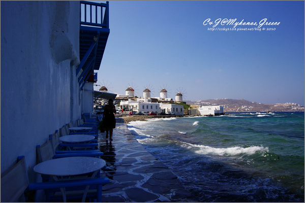 [2010 Greece] 。第六章。 卡特．米利風車 (Windmills of Kato Milli) 的晨與昏 @兔兒毛毛姊妹花