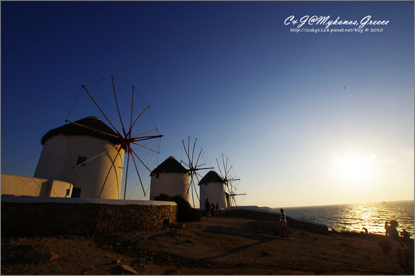 [2010 Greece] 。第六章。 卡特．米利風車 (Windmills of Kato Milli) 的晨與昏 @兔兒毛毛姊妹花