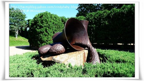 [2009 Monnesota] 湯匙與櫻桃~Minneapolis Sculpture Garden @兔兒毛毛姊妹花