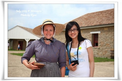 [2009 Minnesota] 穿越時空來到 19 世紀初的 Fort Snelling @兔兒毛毛姊妹花