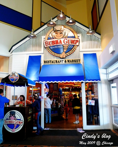 [2009 Chicago] 阿甘餐廳『Bubba Gump』享用蝦蝦大餐 @兔兒毛毛姊妹花