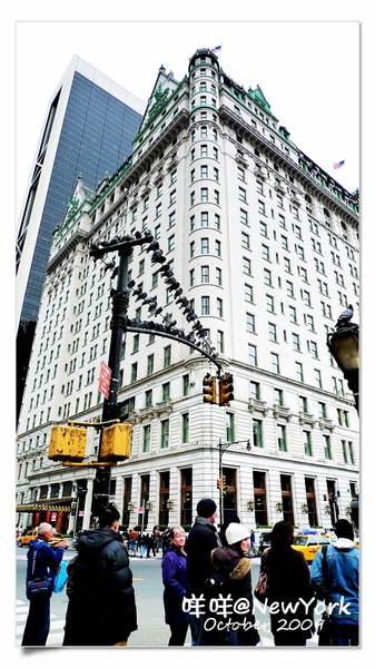 [2009 NewYork] 紐約女孩夢想中的結婚場地~廣場飯店 (the Plaza Hotel) @兔兒毛毛姊妹花