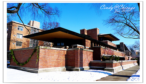 [2010 Chicago] 萊特的草原風格建築代表作~羅比之家 (Robie House) @兔兒毛毛姊妹花