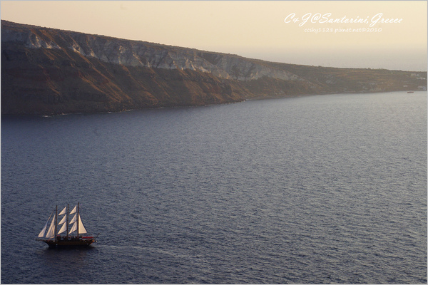 [2010 Greece] 。第二十二章。世界最美的夕陽在伊亞 @兔兒毛毛姊妹花