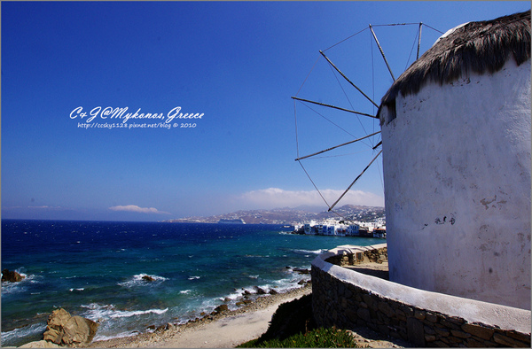 [2010 Greece] 。第六章。 卡特．米利風車 (Windmills of Kato Milli) 的晨與昏 @兔兒毛毛姊妹花