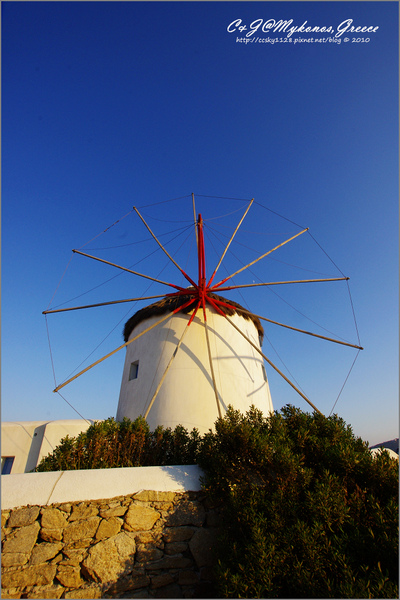 [2010 Greece] 。第六章。 卡特．米利風車 (Windmills of Kato Milli) 的晨與昏 @兔兒毛毛姊妹花