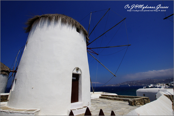 [2010 Greece] 。第六章。 卡特．米利風車 (Windmills of Kato Milli) 的晨與昏 @兔兒毛毛姊妹花